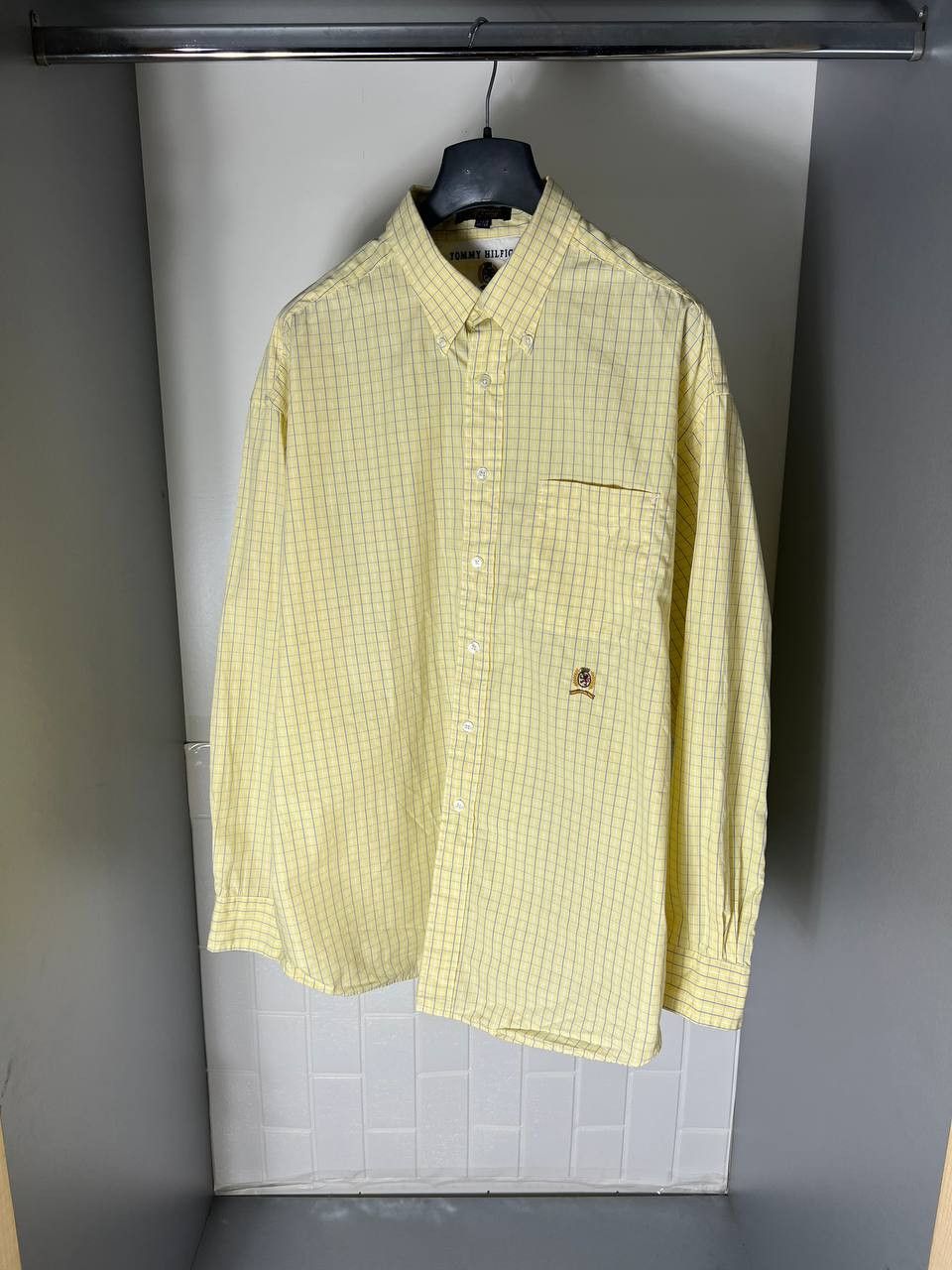 Tommy Hilfiger VINTAGE TOMMY HILFIGER JEANS RETRO DESIGNER CASUAL 90s Y2K Size US L / EU 52-54 / 3 - 2 Thumbnail