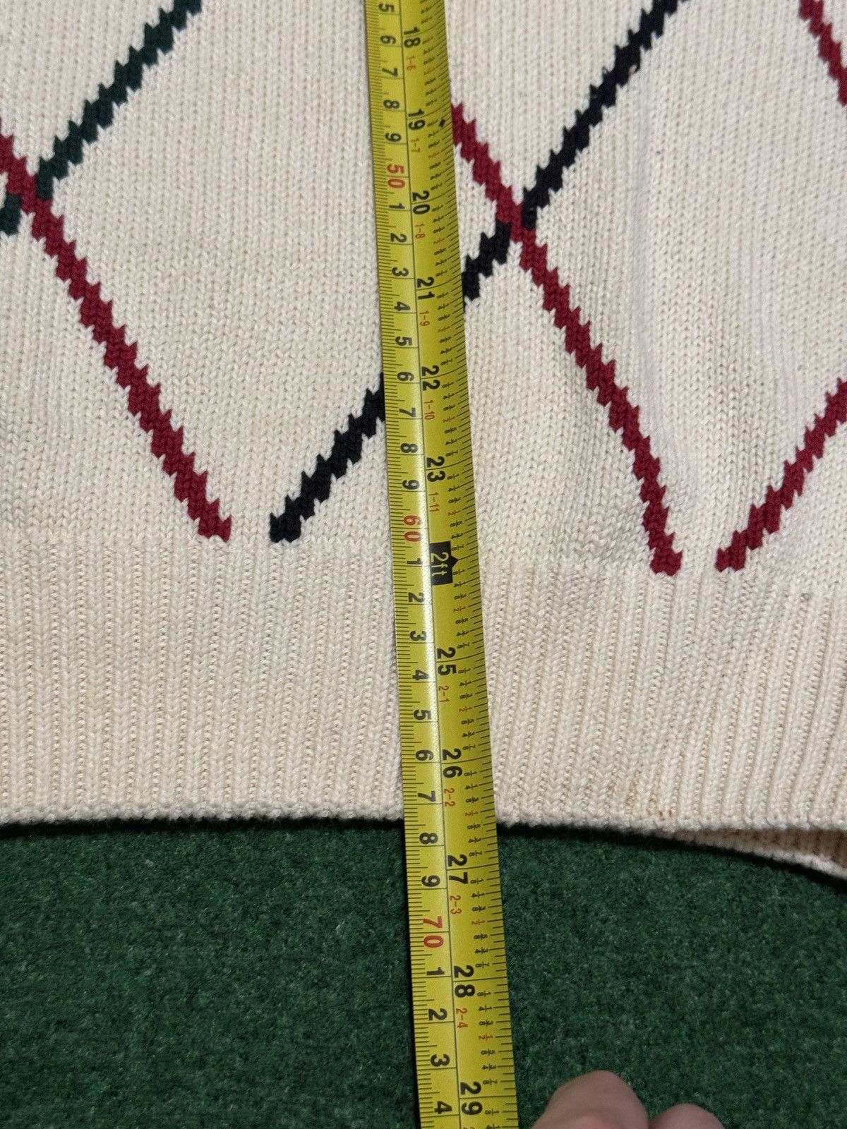 John Ashford John Ashford Golf Vintage 90s Argyle Medium Golfer Sweater Size US M / EU 48-50 / 2 - 6 Thumbnail