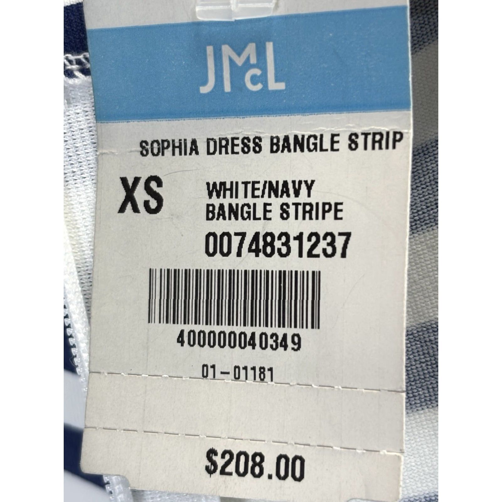 J.McLaughlin J McLaughlin Sleeveless Dress Women XS Catalina Cloth Blue White Casual Office Spring Summer Size XS / US 0-2 / IT 36-38 - 8 Thumbnail