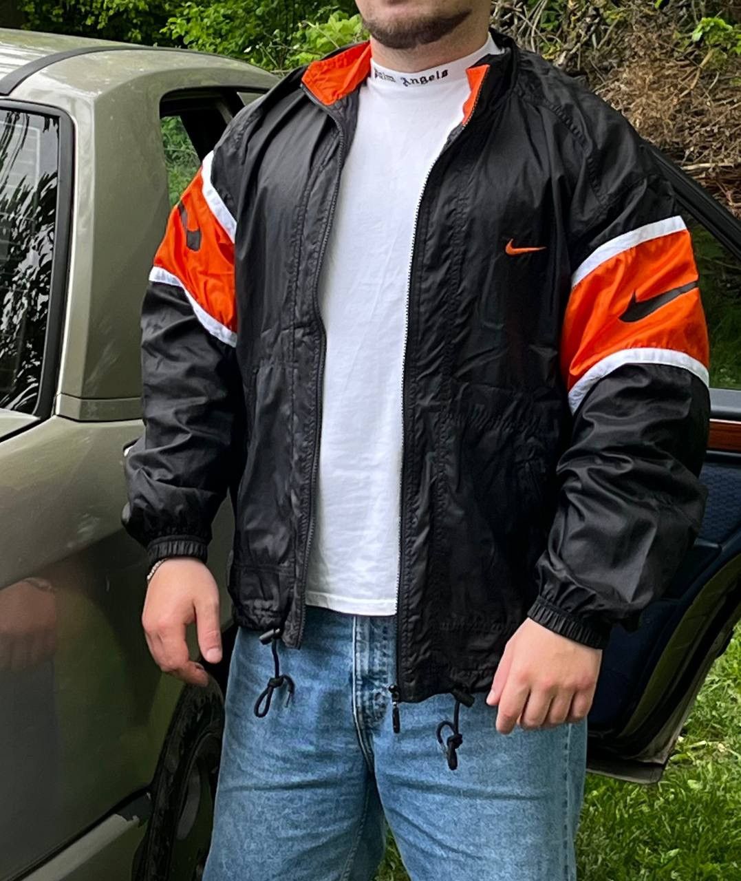 Nike Nike Vintage Windbreaker Jacket Size US L / EU 52-54 / 3 - 11 Thumbnail