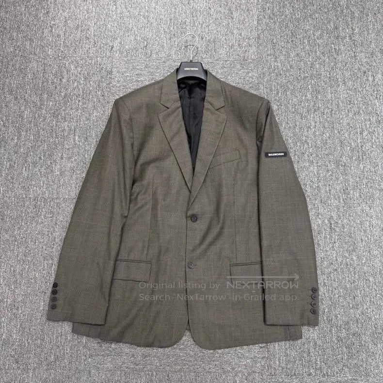 Balenciaga Balenciaga Plaid Blazer Jacket. Size US L / EU 52-54 / 3 - 1 Thumbnail