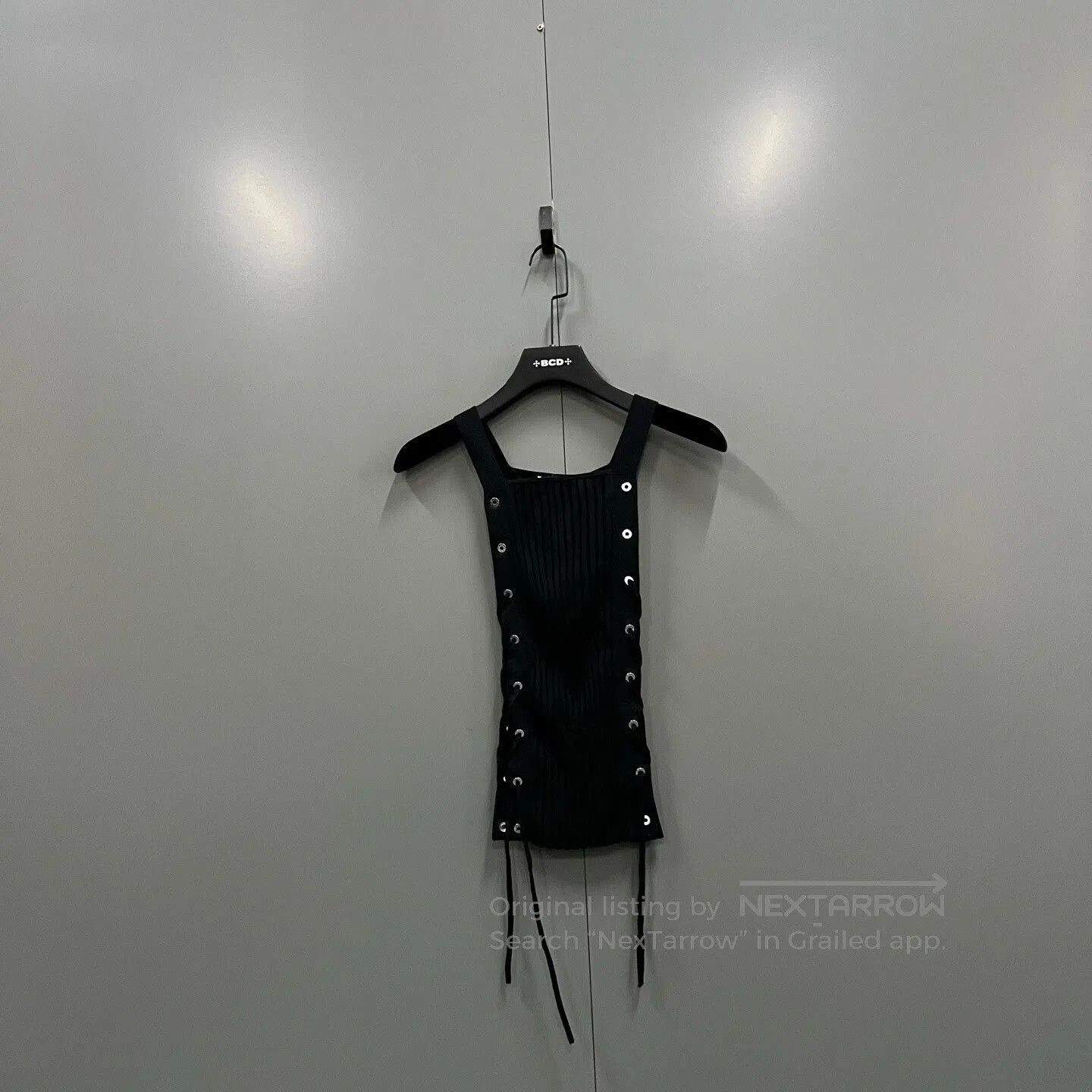 Dion Lee black button-up knitted vest by Dion Lee. Size XS / US 0-2 / IT 36-38 - 1 Thumbnail