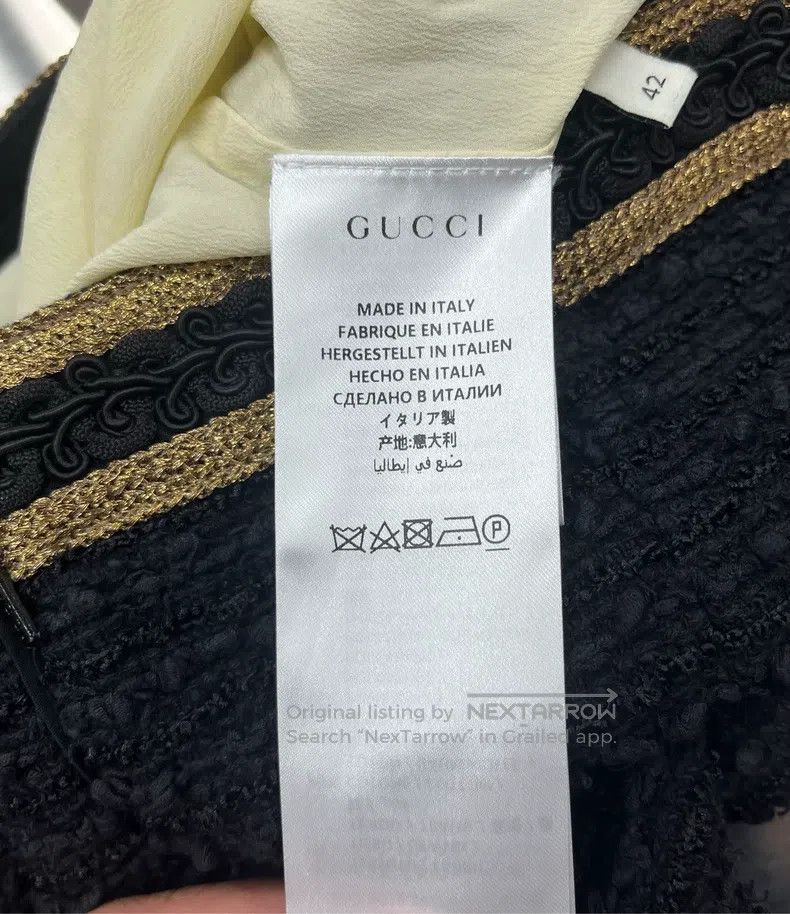 Gucci Gucci Black small fragrant woven short skirt Size 27" / US 4 / IT 40 - 4 Thumbnail