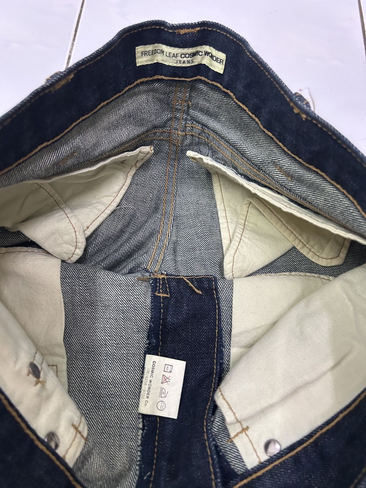 Cosmic Wonder × Japanese Brand × Vintage Vintage Cosmic Wonder Japanese Denim Slim Fit Jeans Size US 32 / EU 48 - 14 Thumbnail