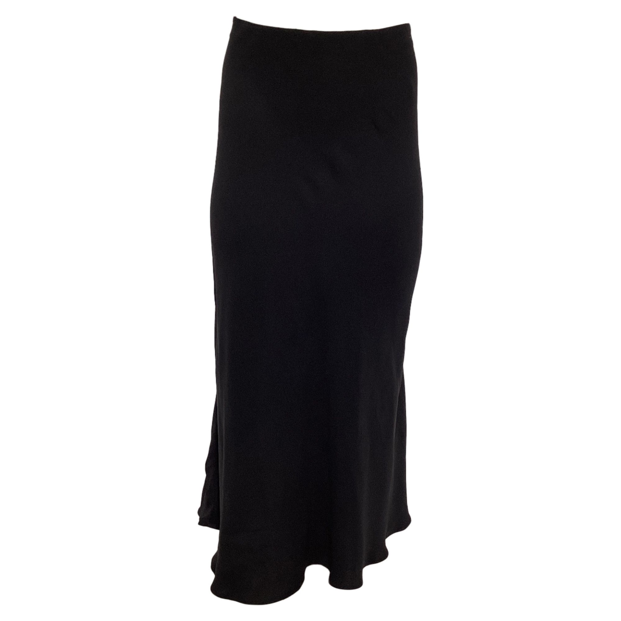 The Row The Row Midi Flared Skirt in Black Viscose Size 25" / US 0 / IT 36 - 1 Thumbnail