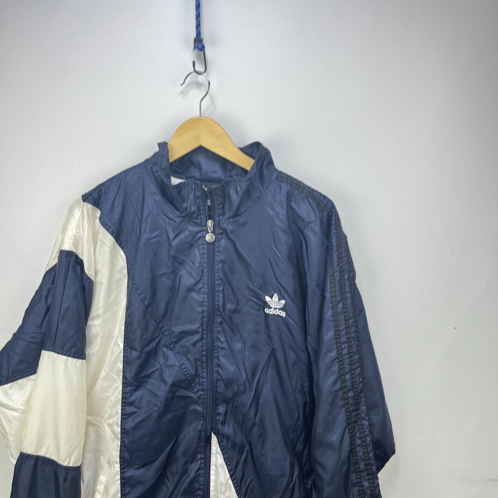 Adidas Vintage 90s Adidas Windbreaker Track Foil Jacket XL Size US XL / EU 56 / 4 - 2 Thumbnail