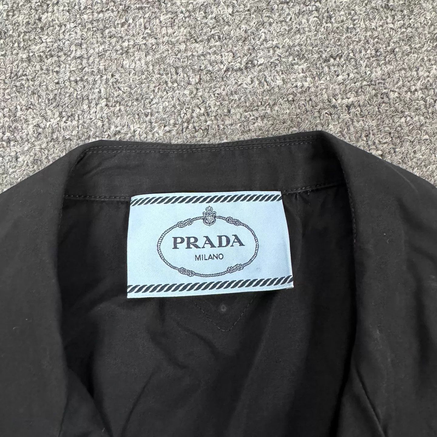 Prada Prada Women's Back Triangle Logo Waist-Cinched Dress 42 Size M / US 6-8 / IT 42-44 - 7 Thumbnail