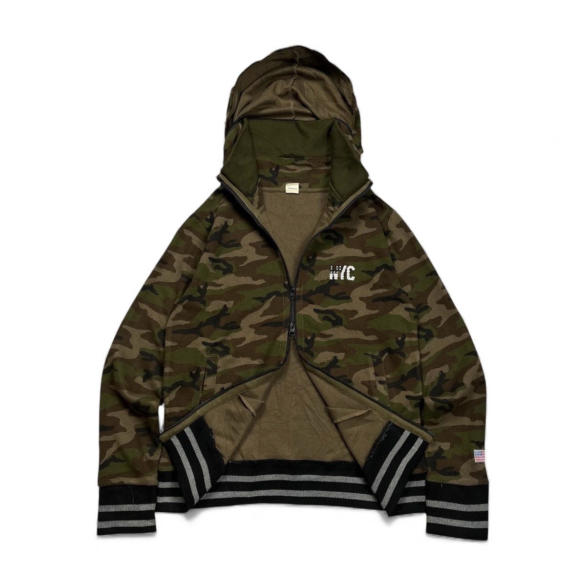 Japanese Brand Apocalypse Bono Hoodir Cammouflage Size US M / EU 48-50 / 2 - 2 Thumbnail