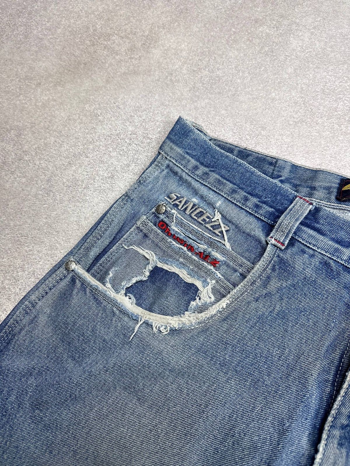 Vintage Vintage JNCO Style Sancezz Denim Y2K Carpenter Jeans Pants Size US 30 / EU 46 - 6 Thumbnail