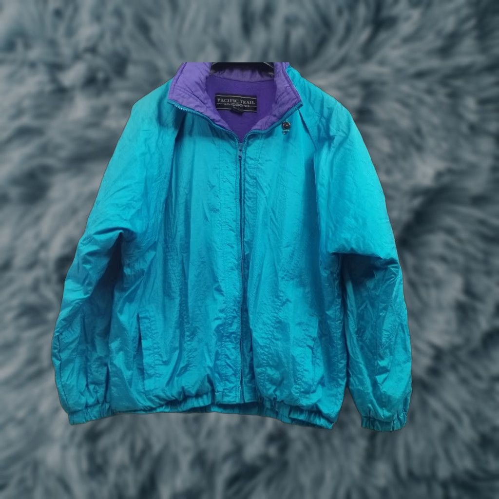 Vintage VINTAGE Pacific Trail Jacket Long Sleeve Fleece Lining Blue Zip Men's M Size US M / EU 48-50 / 2 - 1 Thumbnail