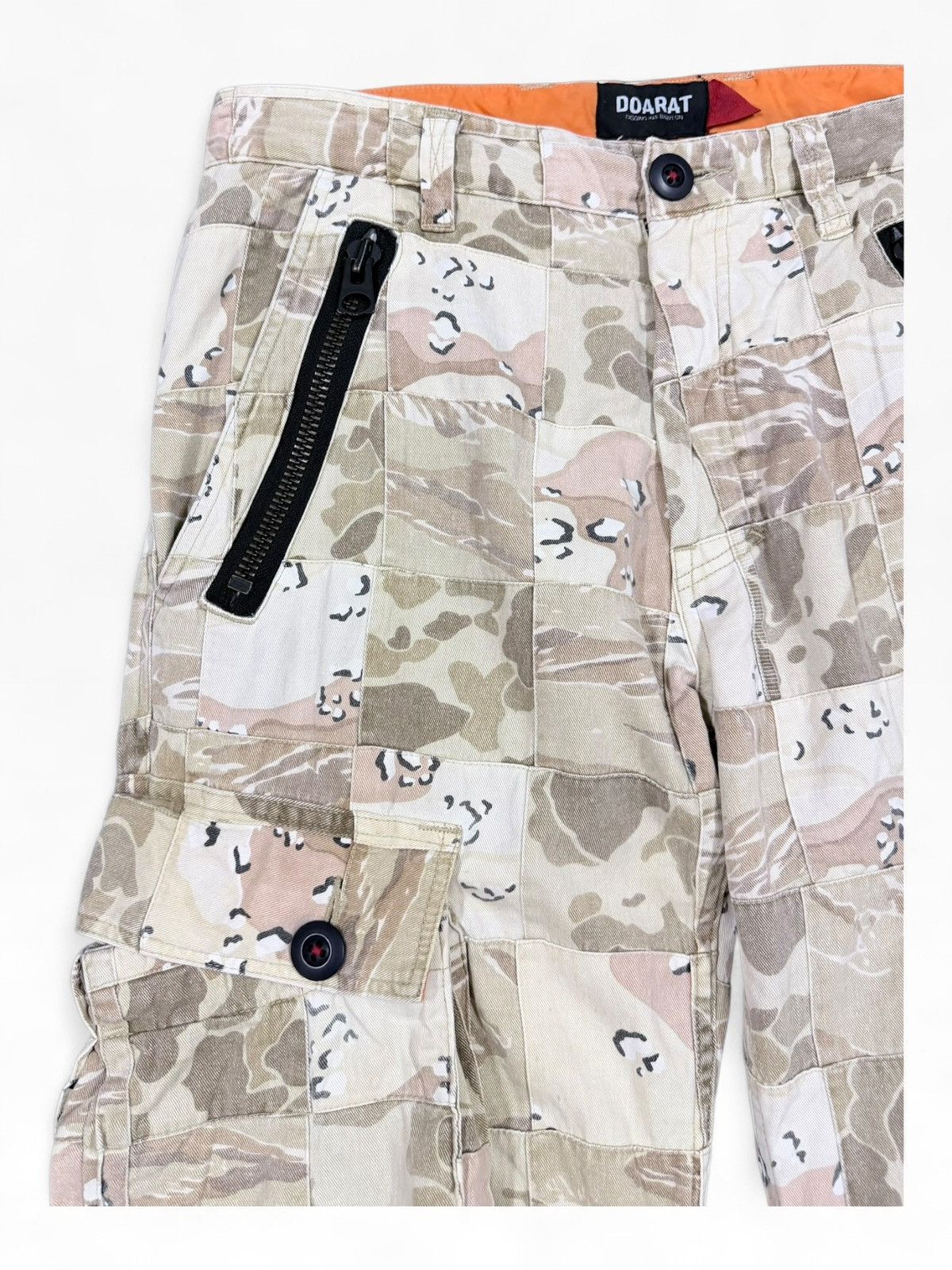GOODENOUGH Vtg🔥90’s Doarat All Camoflauge Patchwork Multipocket Cargo Size US 33 - 7 Thumbnail