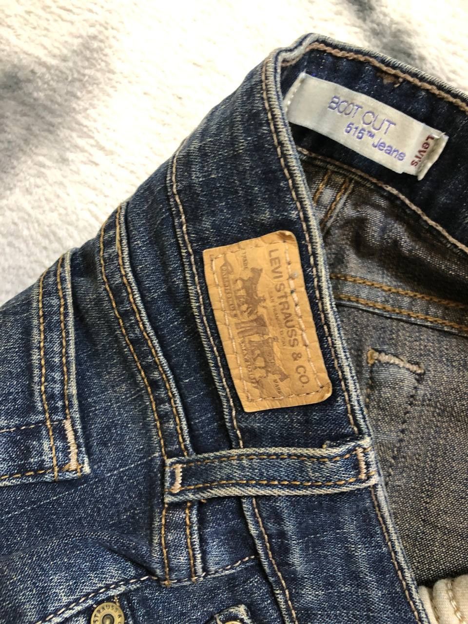 Levi's Levis Button Low Rise Bootcut Jeans Size 28" / US 6 / IT 42 - 5 Thumbnail
