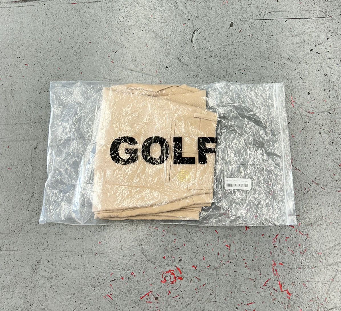 Golf Wang Grand logo linen trouser-brown | Grailed