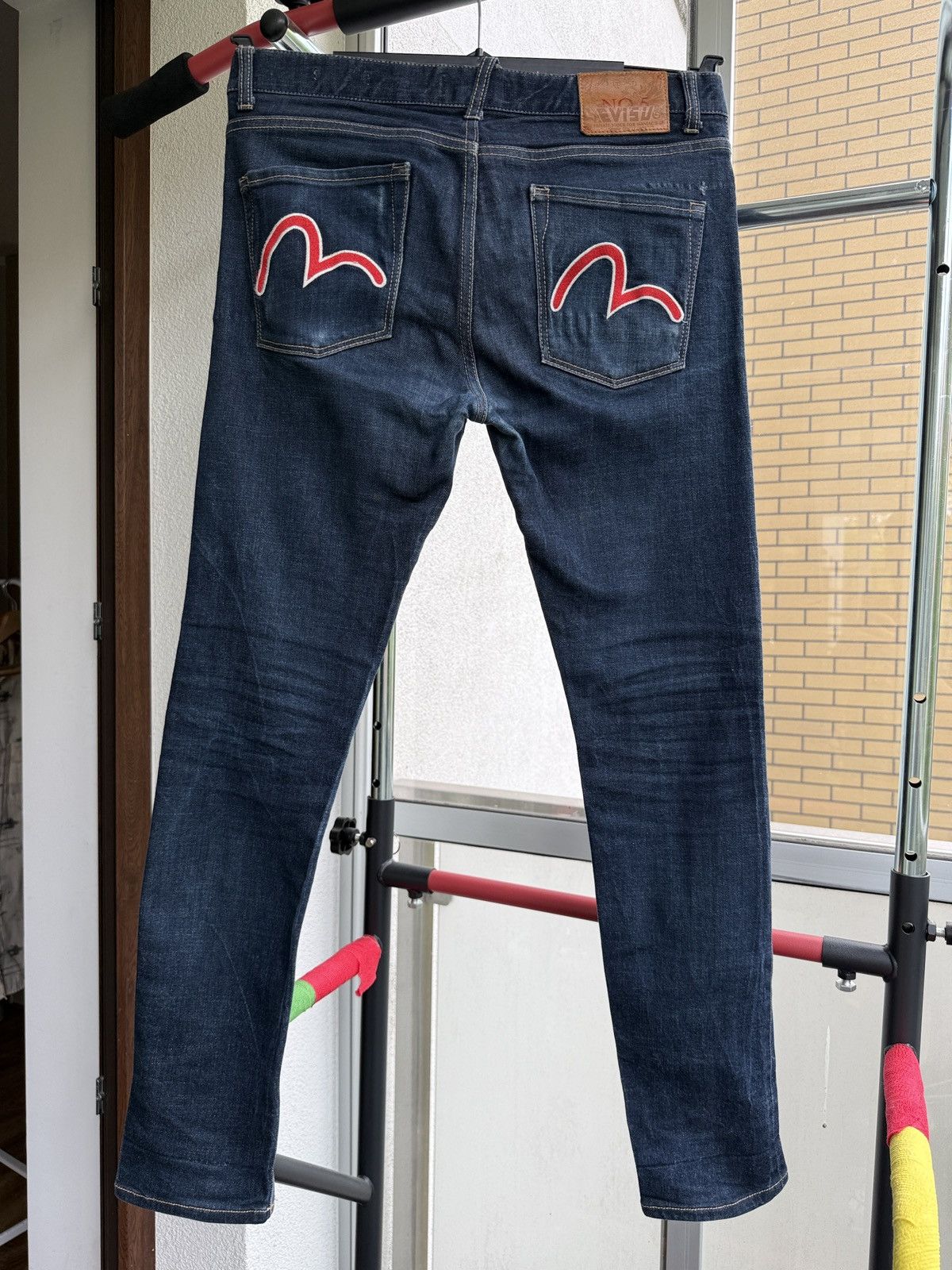 Evisu Vintage Japan Evisu Jeans Red Logo Selvedge Size US 32 / EU 48 - 9 Thumbnail