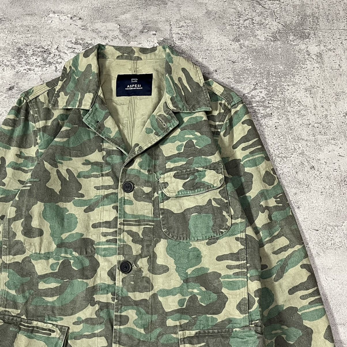 Aspesi Aspesi Camouflage Chore Jacket Size 36S - 4 Thumbnail
