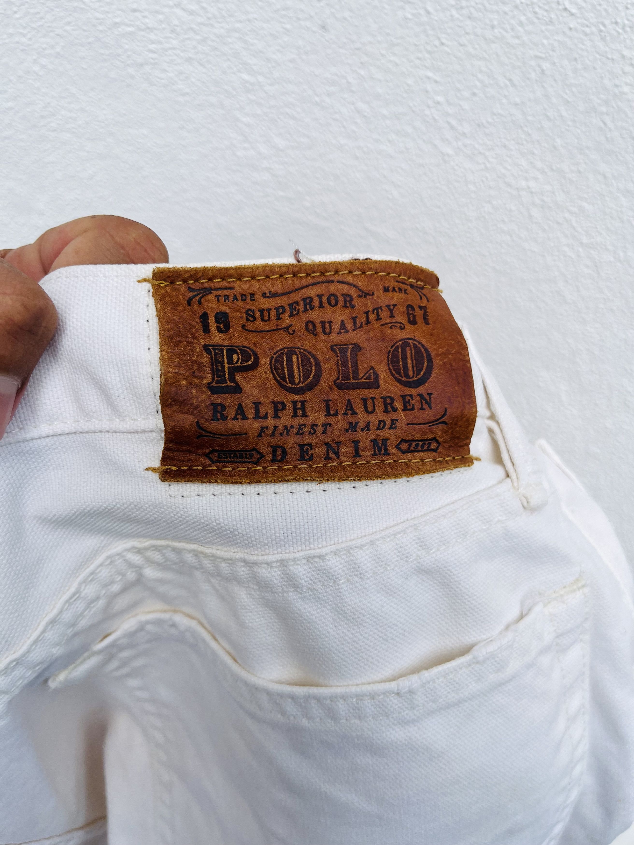 Japanese Brand × Polo Ralph Lauren × Vintage Vintage Polo Ralph Lauren White Colour Size US 37 - 16 Thumbnail