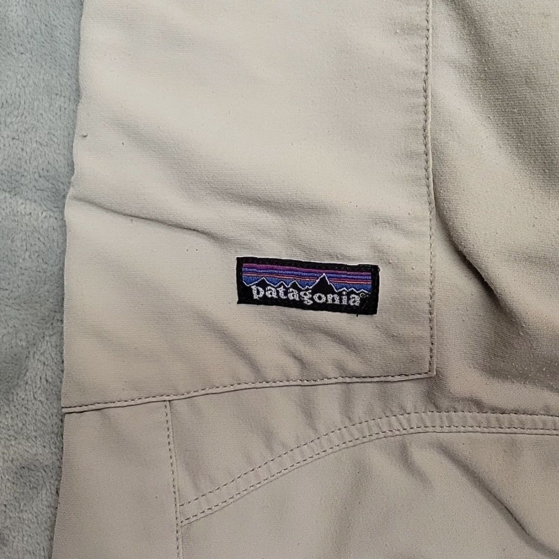 Patagonia Patagonia Pants Womens 10 Super Guide Softshell Technical Outdoor Utility Hike Beige Nylon Blend Pockets Zip Flat Front Machine Washable Womens Size 32" / US 10 / IT 46 - 4 Thumbnail