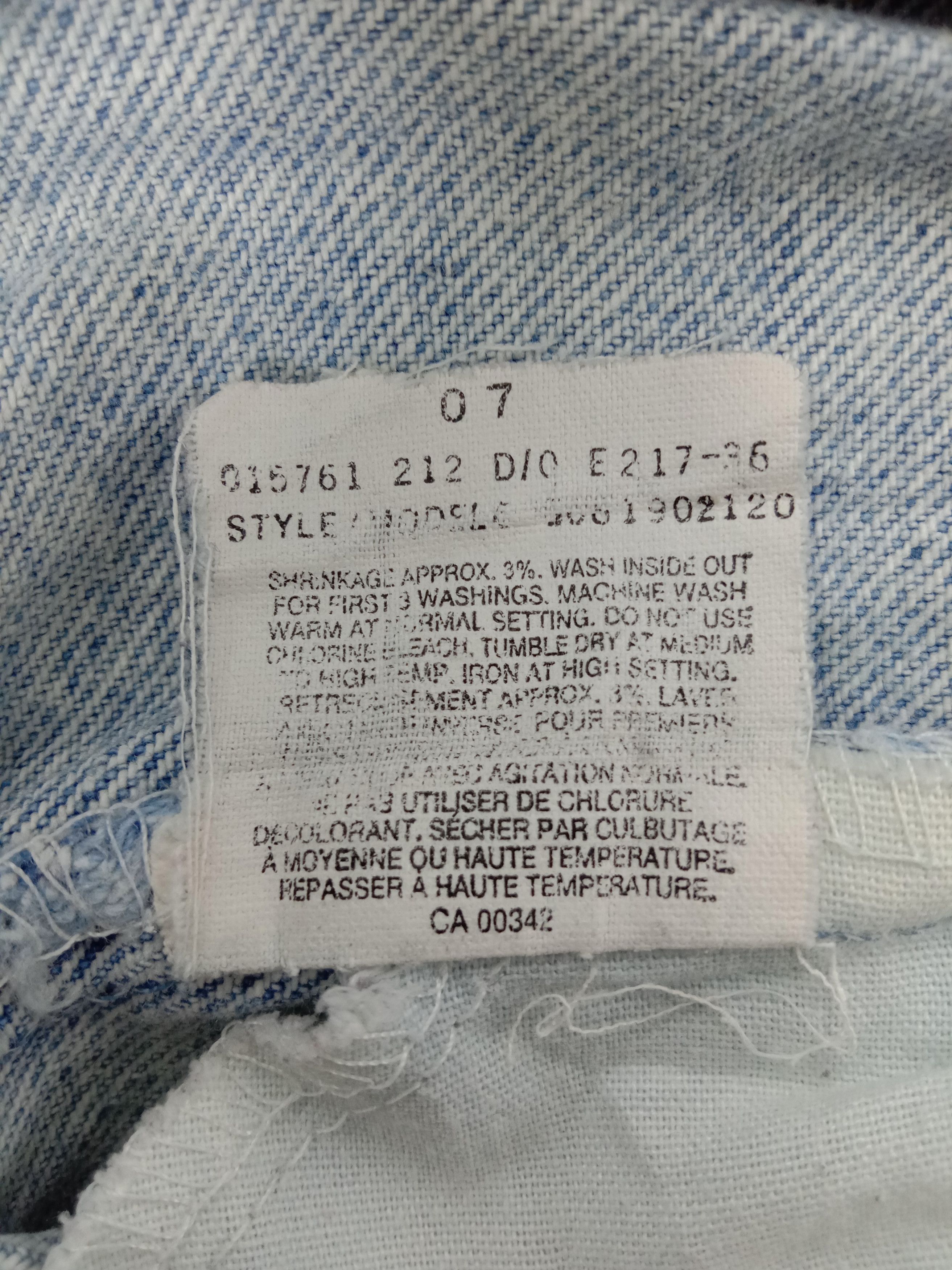 Levi's Vintage 90s Levi's 506 Orange Tab Jeans Light Wash Denim Size US 36 / EU 52 - 12 Thumbnail