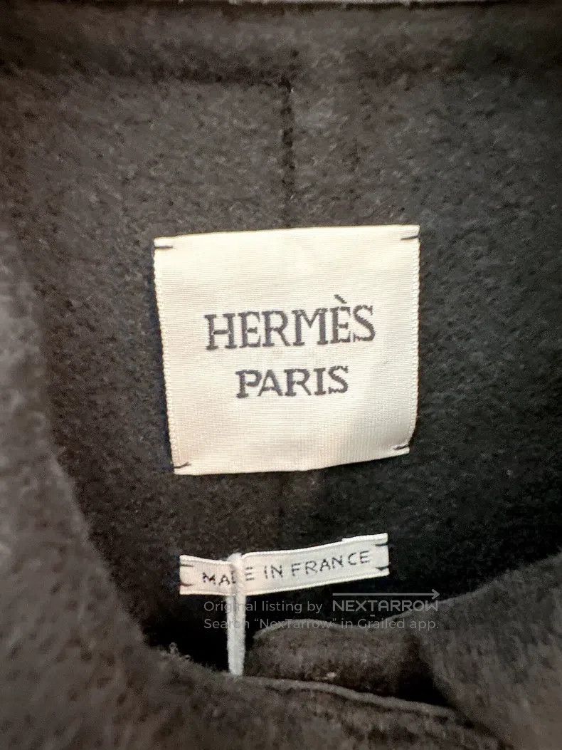 Hermes Hermes Black cashmere coat Size XS / US 0-2 / IT 36-38 - 3 Thumbnail
