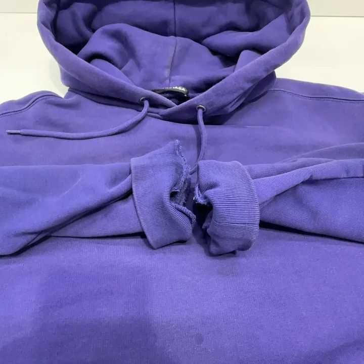 Balenciaga Balenciaga Balenciaga Logo Print Hooded Sweatshirt for Men Size US M / EU 48-50 / 2 - 5 Thumbnail