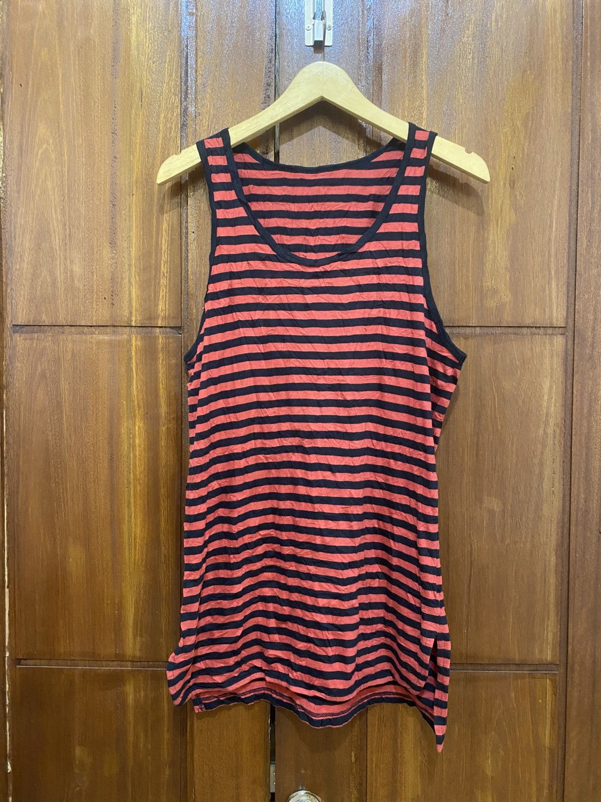 Yasuyuki Ishii Browny Stripe Numbernine Tanktop Size US S / EU 44-46 / 1 - 1 Thumbnail