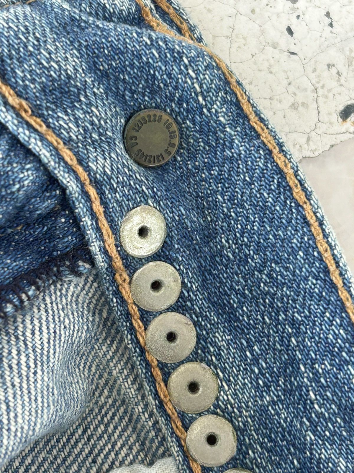 Elliott Current Elliot Silver Stud Denim Distress Vintage Size 30" / US 8 / IT 44 - 6 Thumbnail