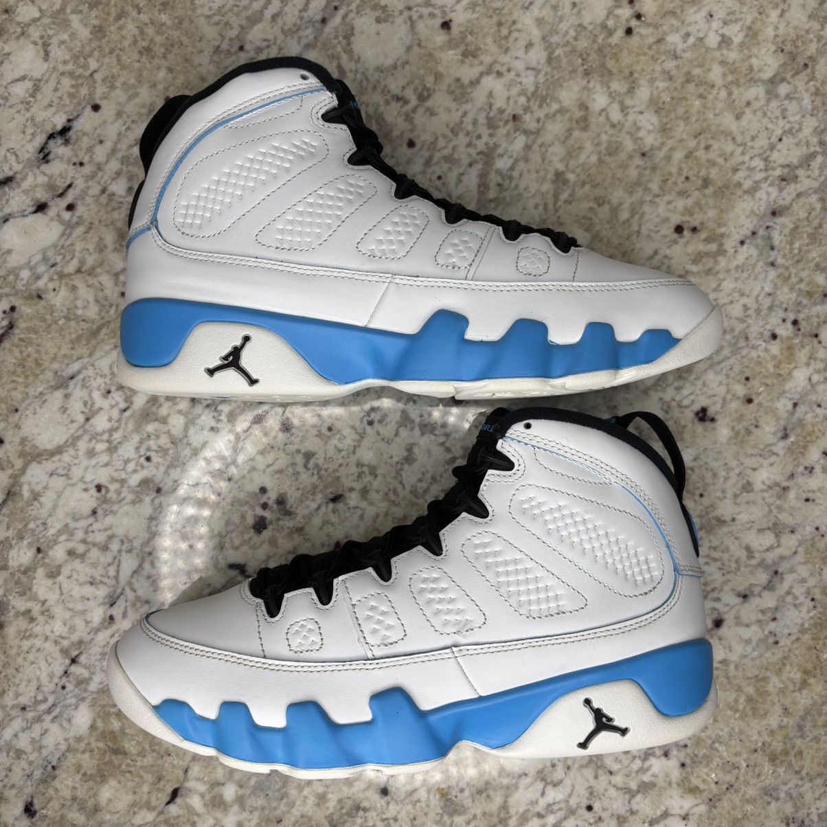 Jordan Brand Size 8 - Jordan 9 Retro 2024 Powder Blue Gently Worn OG All Size US 8 / EU 41 - 2 Thumbnail