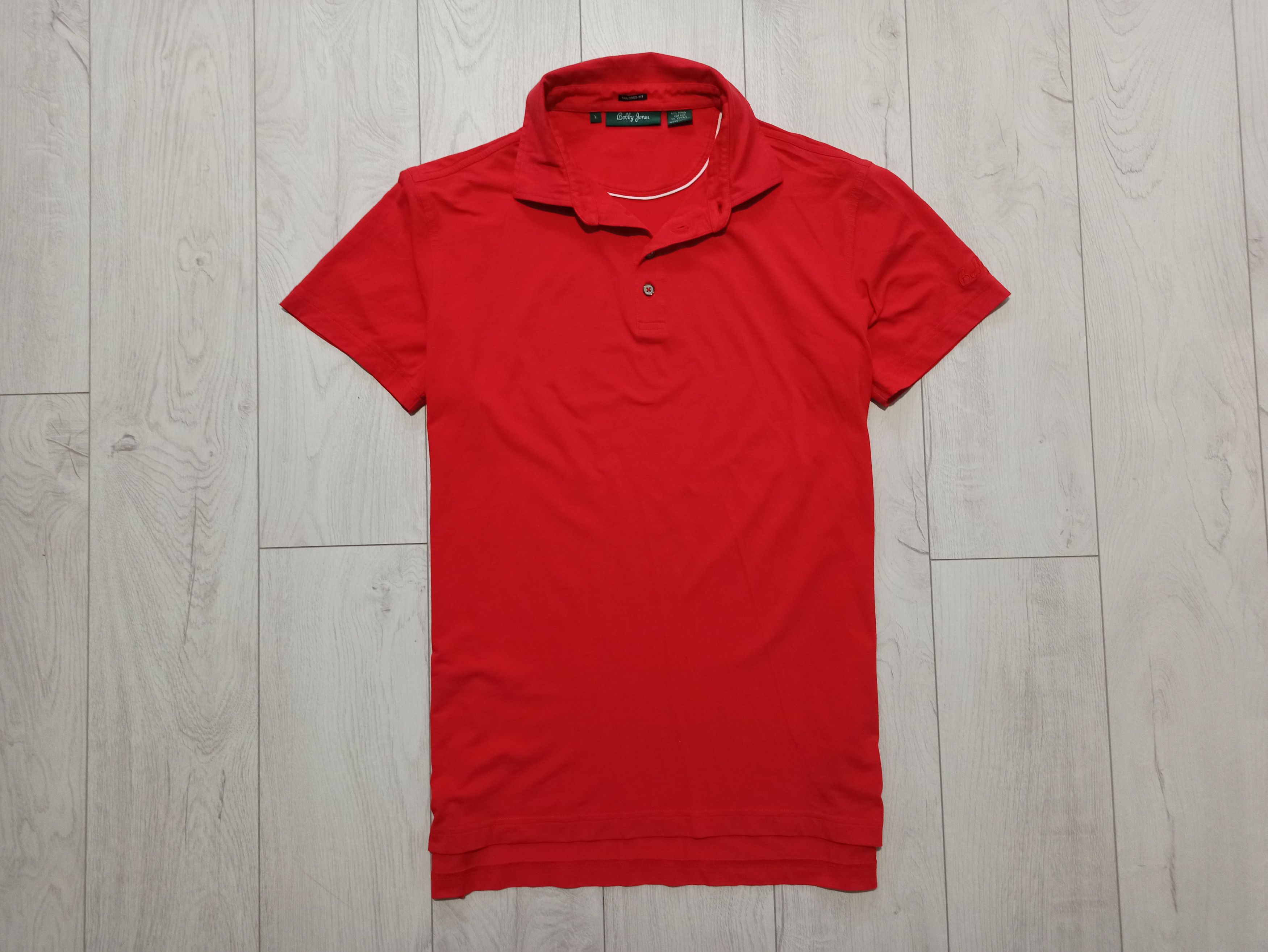 Bobby Jones Bobby Jones Men’s Polo L Red Pima Cotton Golf Top Size US M / EU 48-50 / 2 - 1 Thumbnail