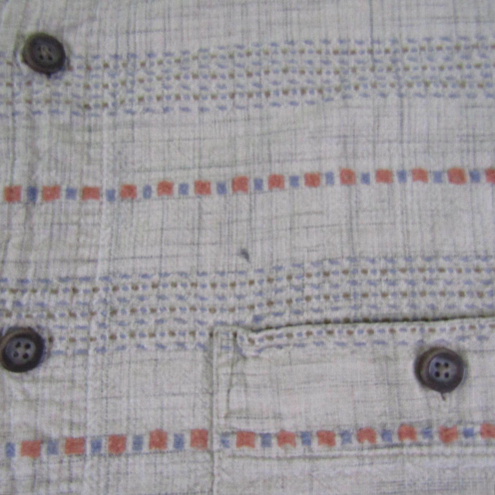 Vintage Woolrich Shirt Button-Up Men XL Beige Striped Cotton Woven Short Sleeve Collared Work Outdoors Size US XL / EU 56 / 4 - 3 Thumbnail