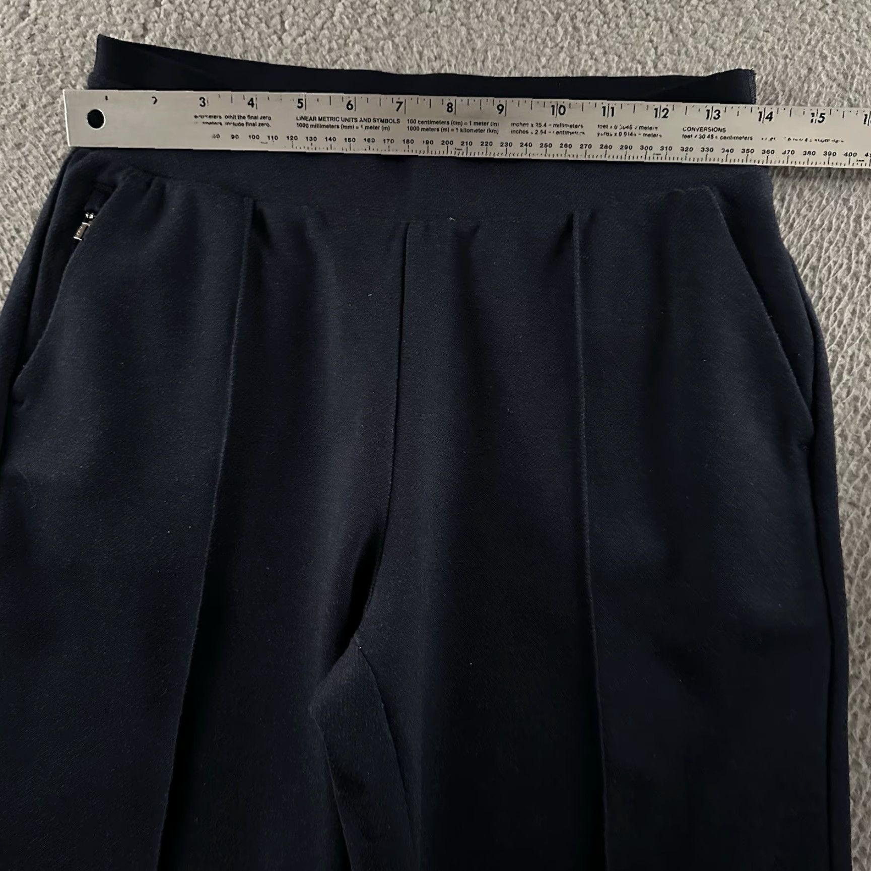 Athleta Athleta Womens Pants Blue XS Venice Pintuck High Rise Pull On Rayon Nylon Blend Size 26" / US 2 / IT 38 - 6 Thumbnail