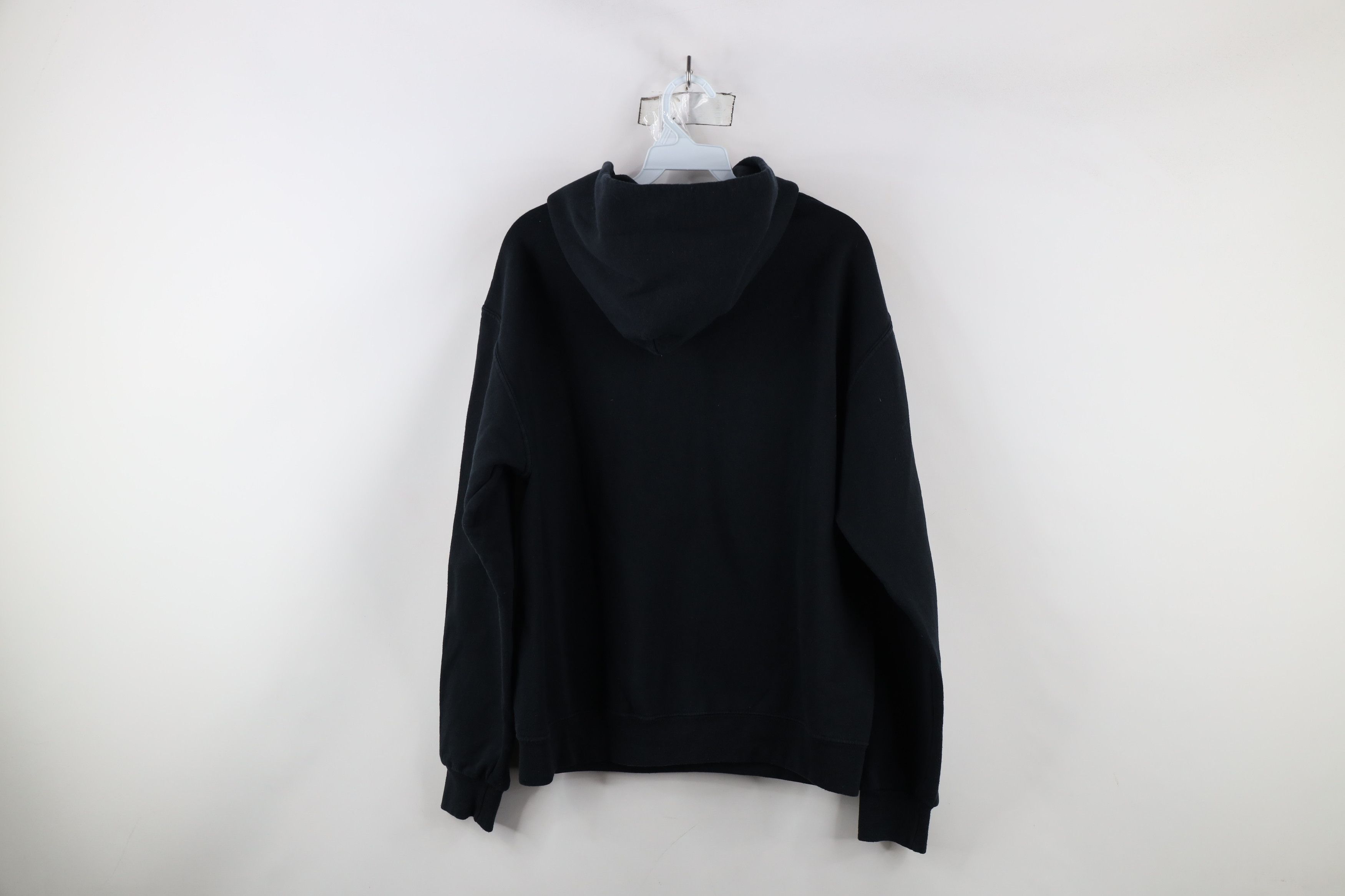 Vintage Vintage 90s Y2K Jeep Motors Spell Hoodie Sweatshirt Black Size L / US 10 / IT 46 - 11 Thumbnail