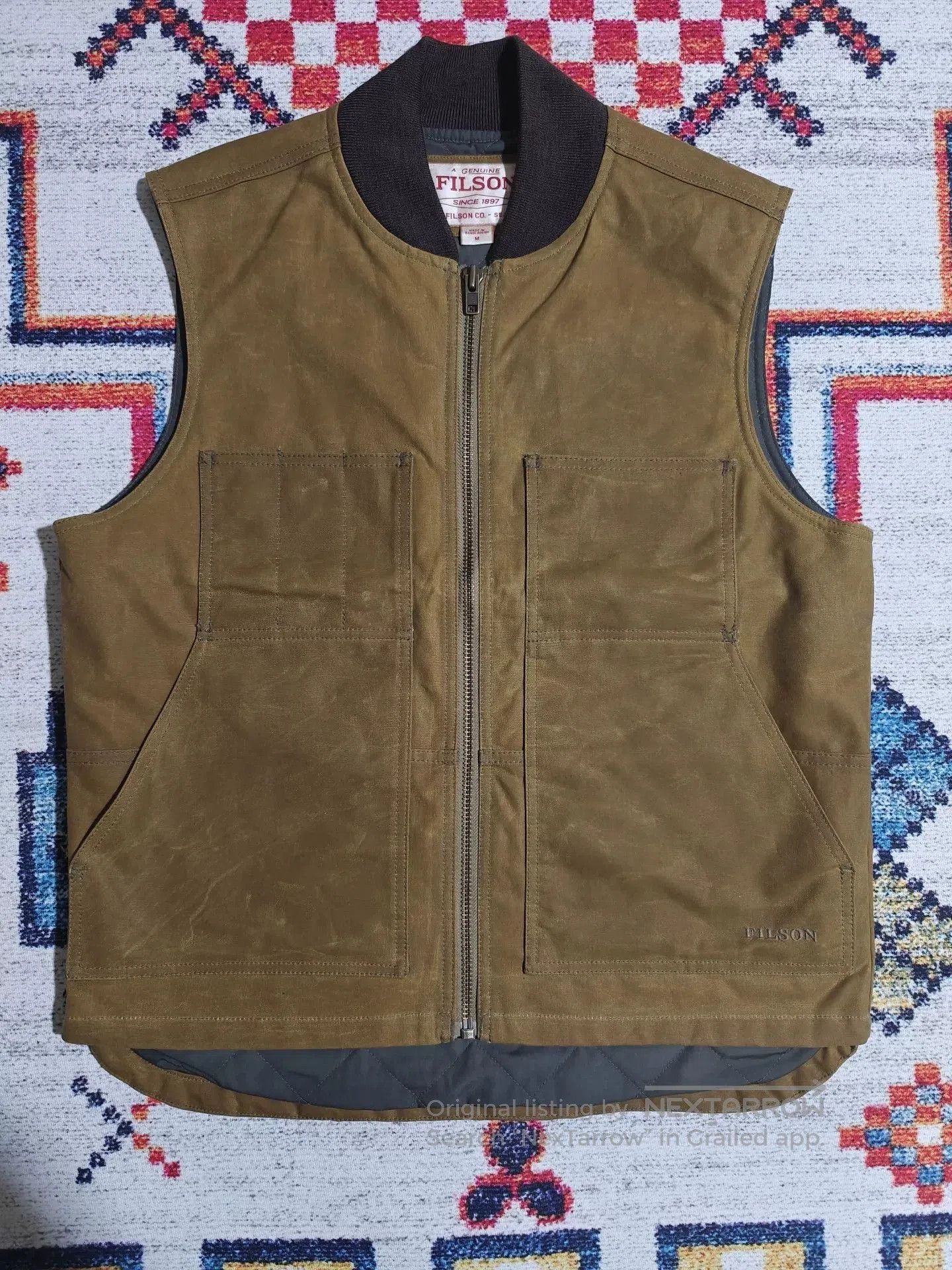 Filson Filson Tin Waxed Cotton Vest. Size US M / EU 48-50 / 2 - 3 Thumbnail