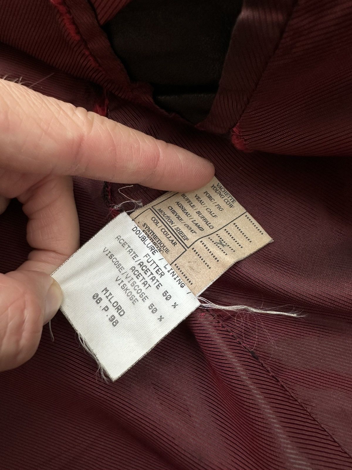 Genuine Leather Vintage Redskins Leather Men’s Coat Jacket 90s Sz L Size US L / EU 52-54 / 3 - 11 Thumbnail