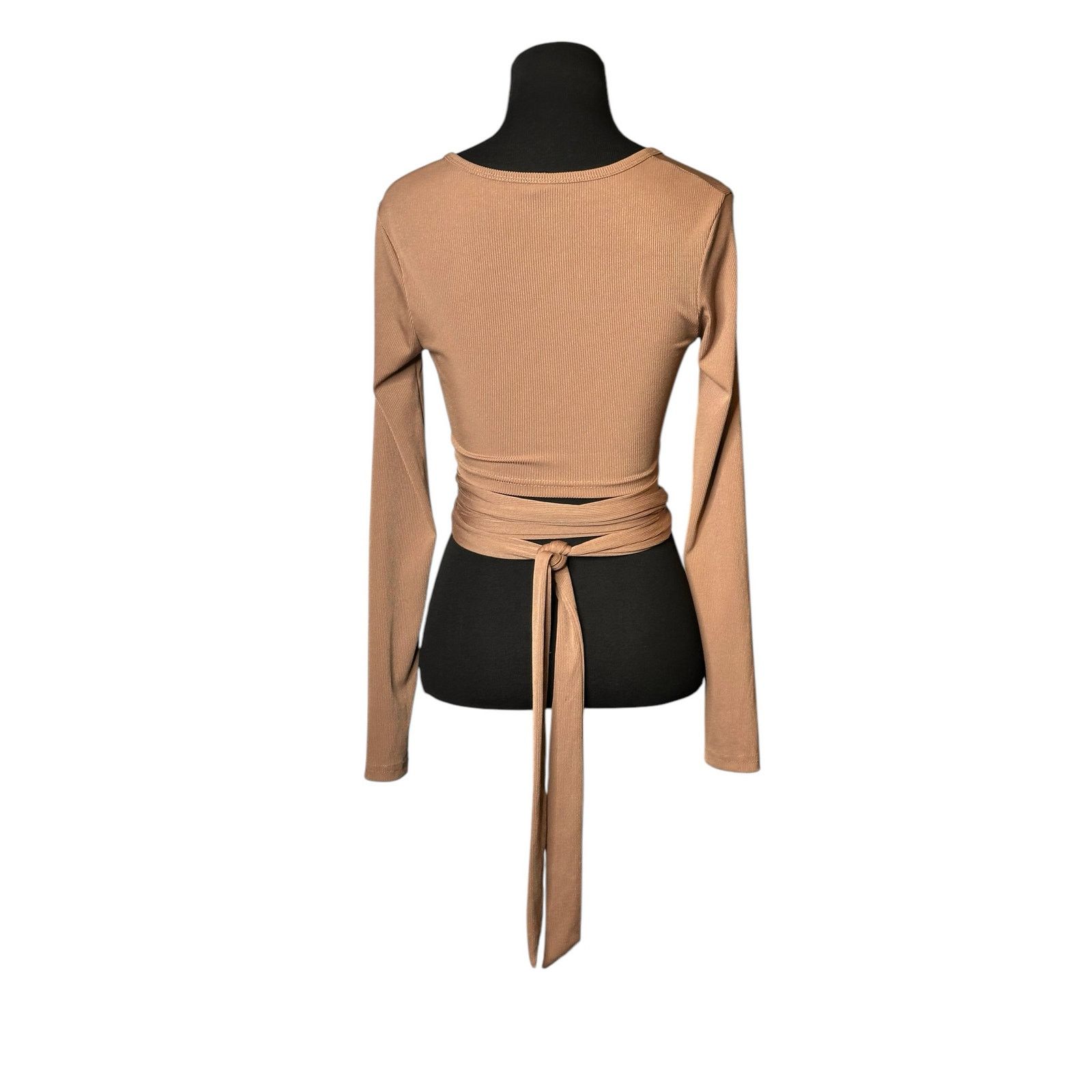 Shein Shein brown cut out ring long sleeves sexy top size XS Size XS / US 0-2 / IT 36-38 - 5 Thumbnail