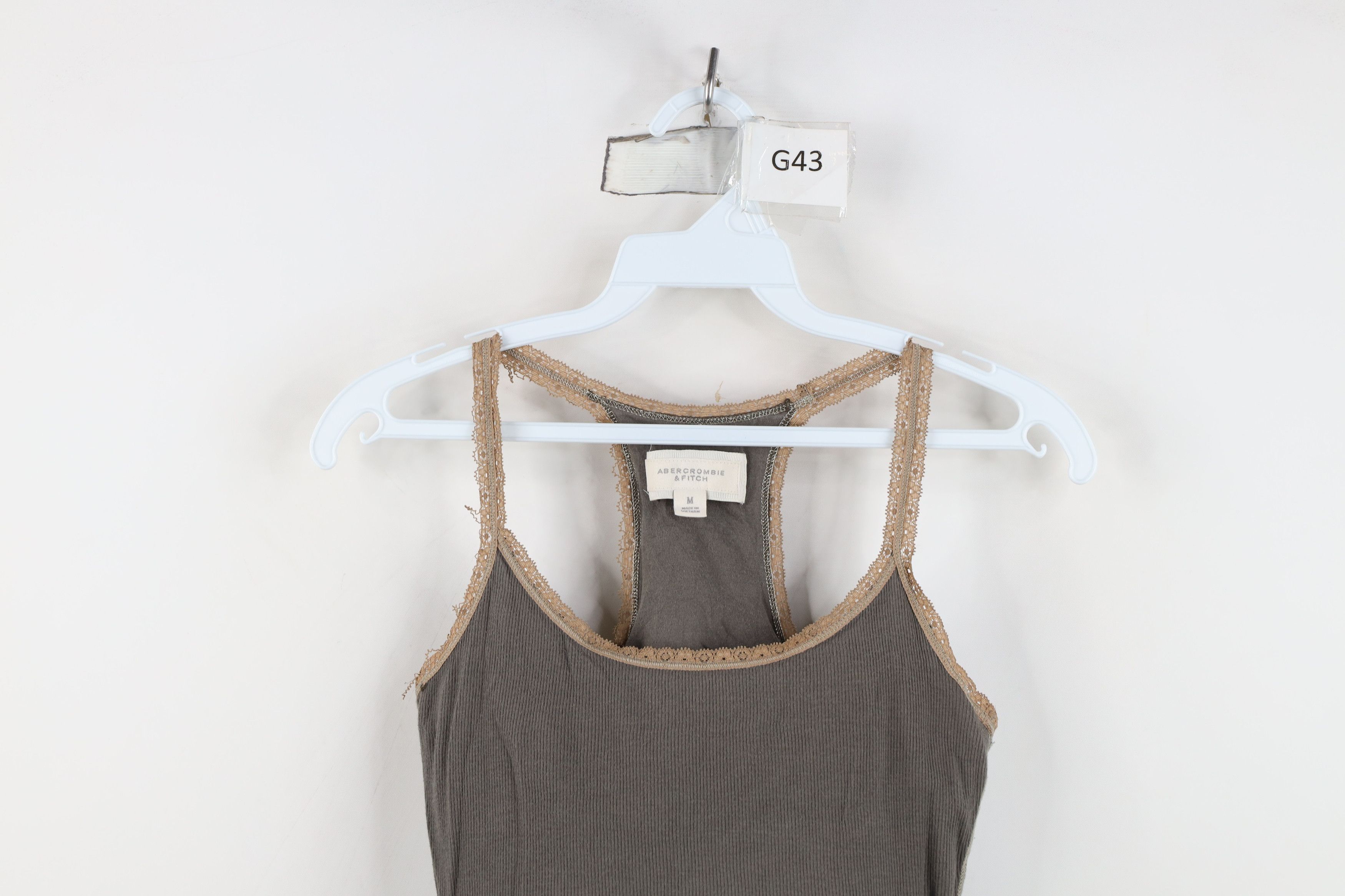 Abercrombie & Fitch Vintage 90s Y2K Abercrombie & Fitch Lace Tank Top T-Shirt Size M / US 6-8 / IT 42-44 - 2 Thumbnail