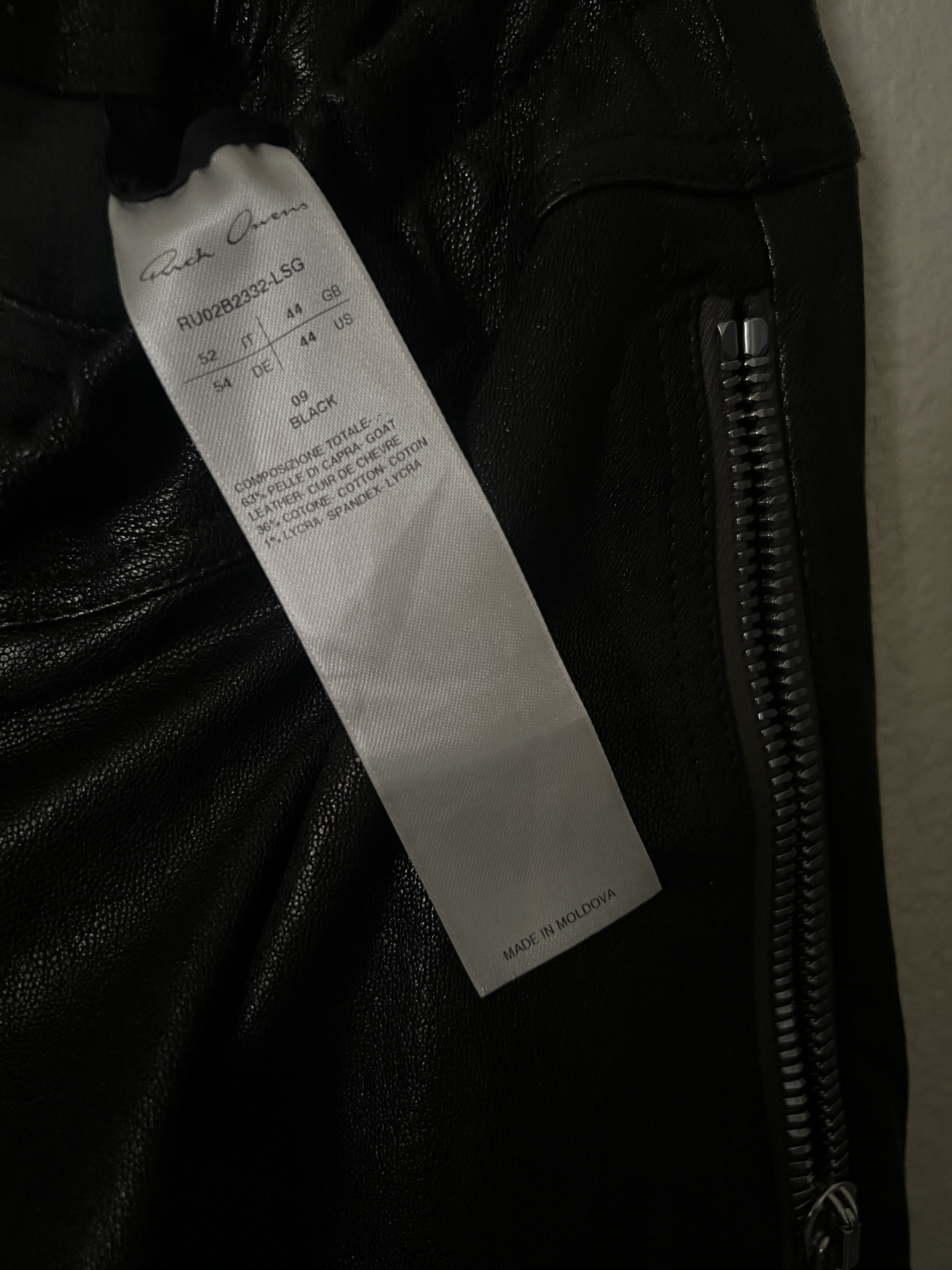 Rick Owens Rick Owens Goat Leather trouser Size US 28 / EU 44 - 5 Thumbnail