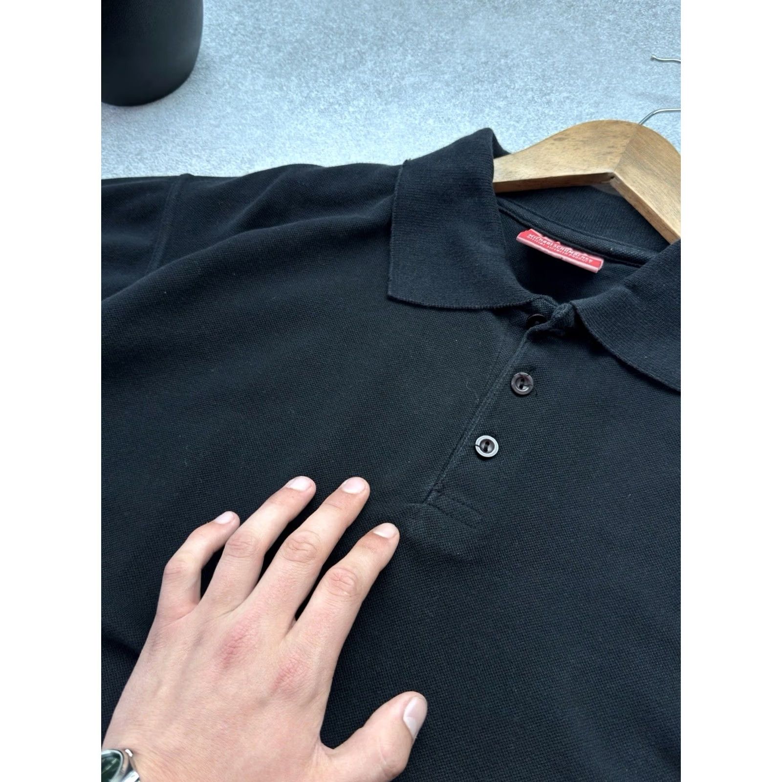 Ferrari VINTAGE Ferrari Michael Schumacher Racing F1 Classic Polo T-Shirt 2XL Black Mens Size US XXL / EU 58 / 5 - 5 Thumbnail