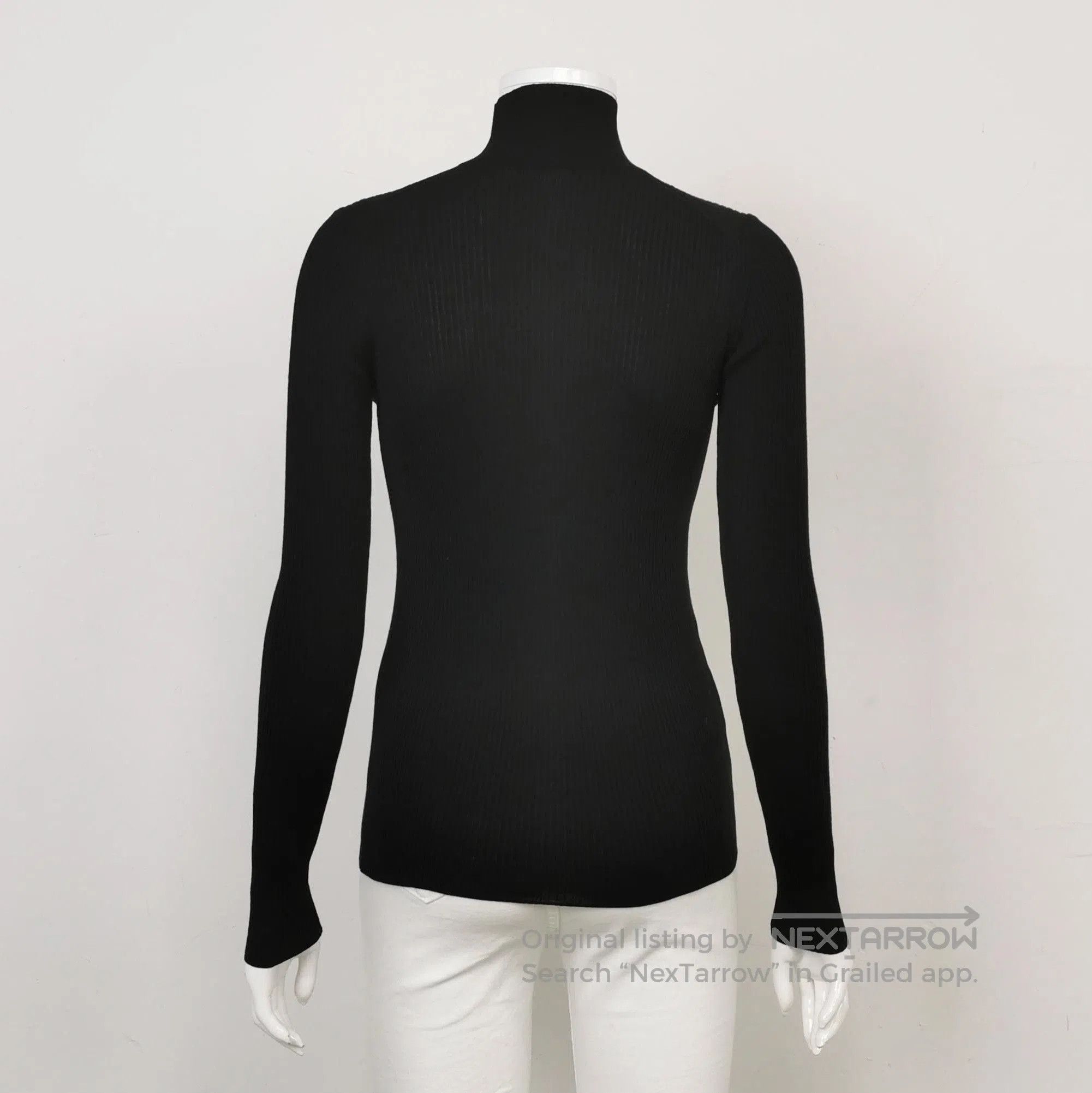 Prada Prada Black Wool Turtleneck Sweater for Women . Size XS / US 0-2 / IT 36-38 - 2 Thumbnail