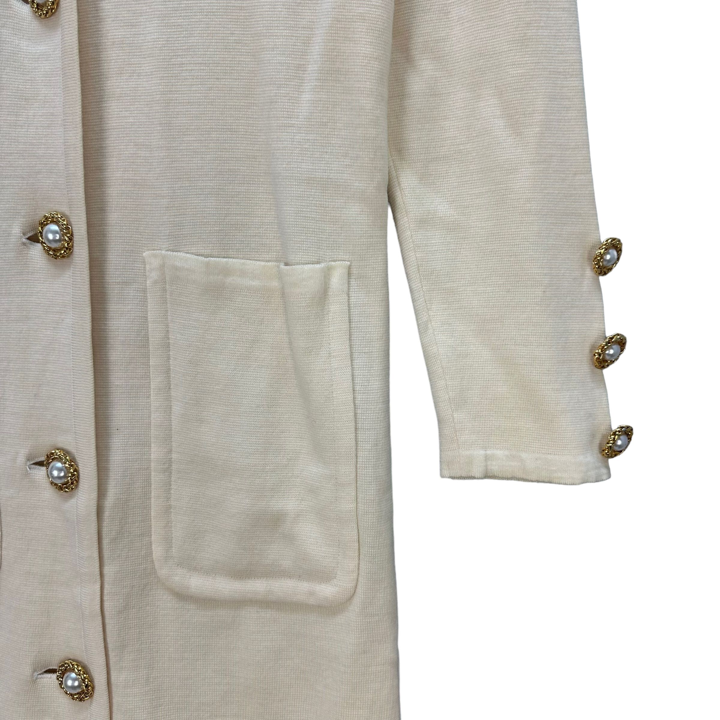 Yves Saint Laurent YVES SAINT LAURENT LONG COAT JACKET #8533-013 Size M / US 6-8 / IT 42-44 - 6 Thumbnail