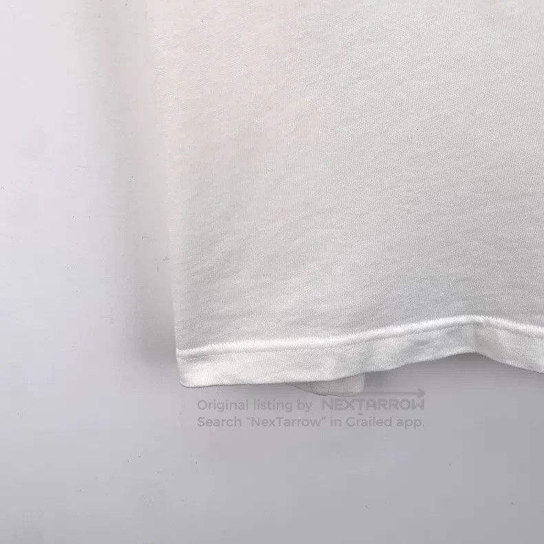 Balenciaga Balenciaga White Wheat Letter Printed Cotton Crew Neck Sho Size US S / EU 44-46 / 1 - 5 Thumbnail