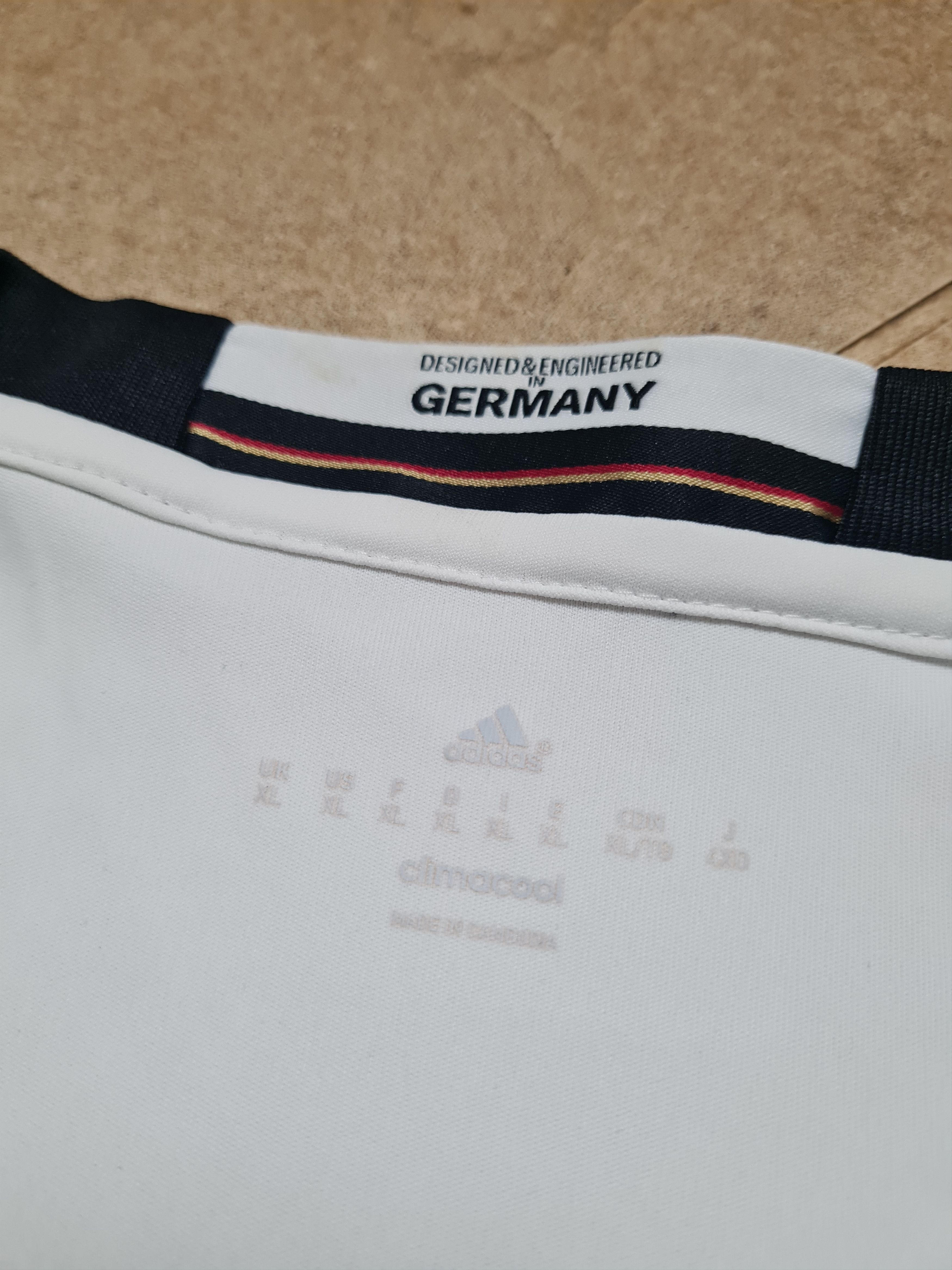 Adidas Germany Soccer Shirt 2016 Home Third AI5014 Adidas Size US XL / EU 56 / 4 - 7 Thumbnail