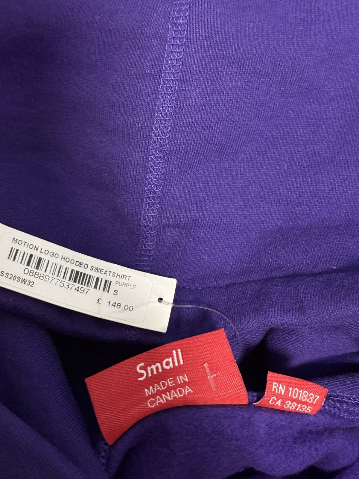 Supreme Supreme ss20 motion logo box logo hooded sweatshirt Size US S / EU 44-46 / 1 - 3 Thumbnail