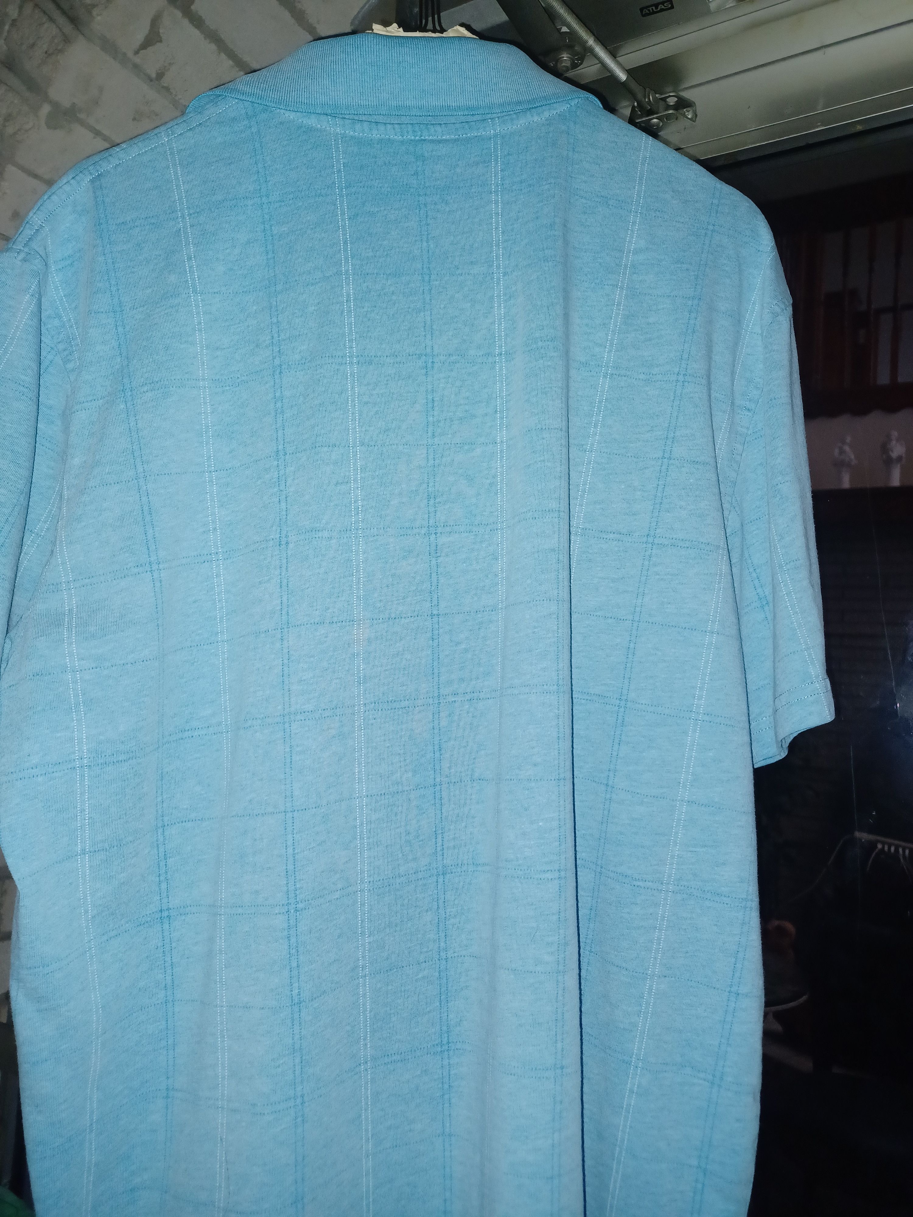 George George Men's Polo Shirt Large Light Teal Blue Size US L / EU 52-54 / 3 - 2 Thumbnail