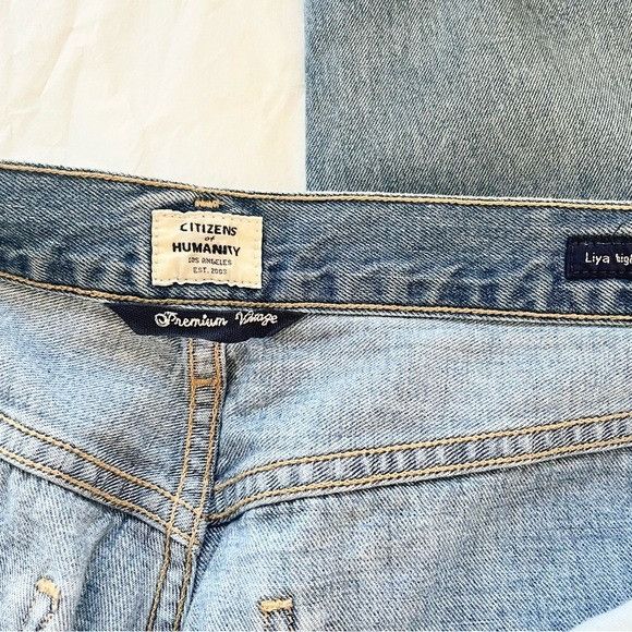 Citizens Of Humanity Citizens Of Humanity Liya High Rise Classic Fit Crop soundtr Size 28" / US 6 / IT 42 - 4 Thumbnail