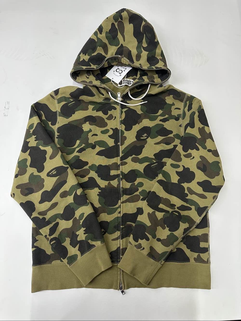 Bape A Bathing Ape Camo Zip Hoodie XL Size US XL / EU 56 / 4 - 1 Thumbnail