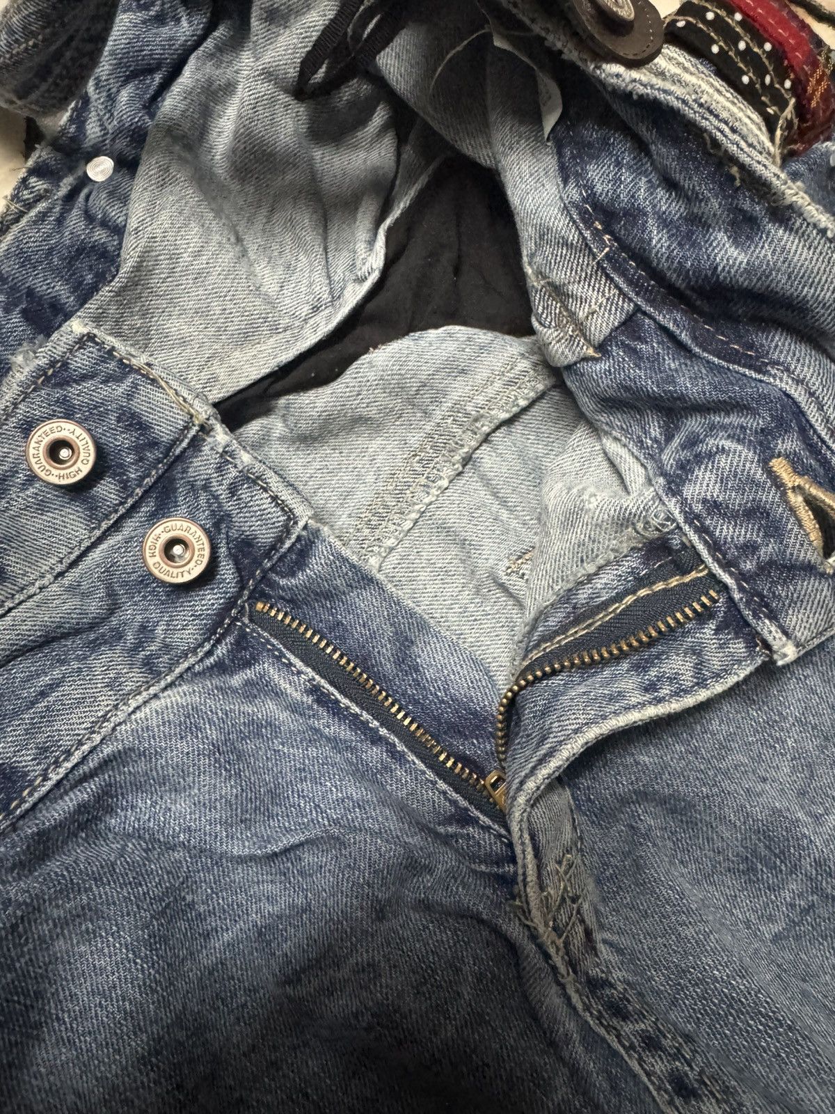 PPFM 💥RARE DOUBLE WAIST💥VTG JAPANESE OVERALL DOUBLE WAIST GRUNGE Size US 30 / EU 46 - 10 Thumbnail