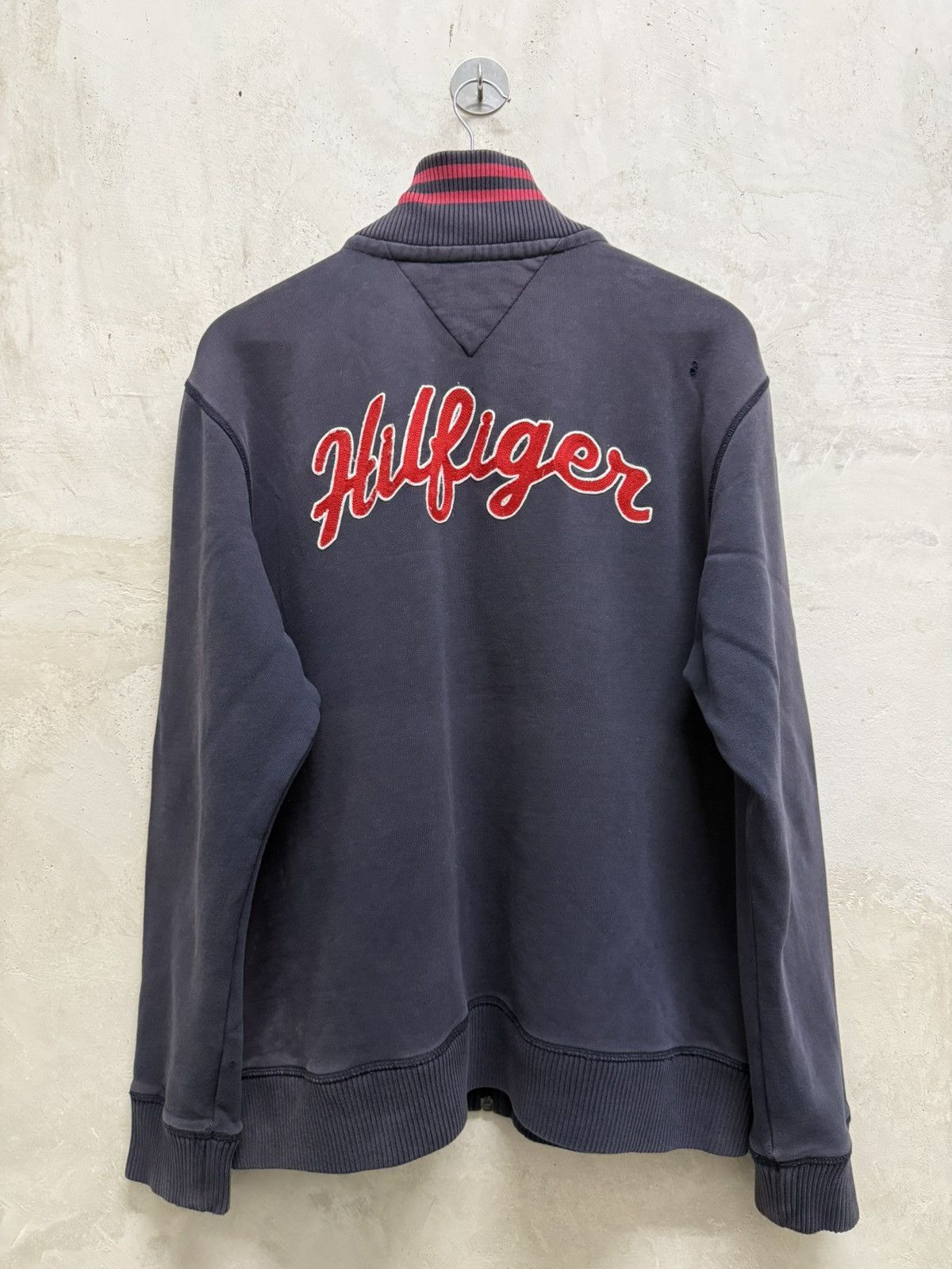Tommy Hilfiger Distressed 2000s Tommy Hilfiger Zipper Sweater Size US XXL / EU 58 / 5 - 4 Thumbnail