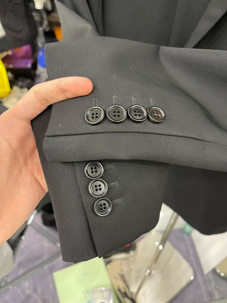 Dior Dior Branded shoulder pad wool suit suit 2501-Nextarrow Size 48R - 6 Thumbnail