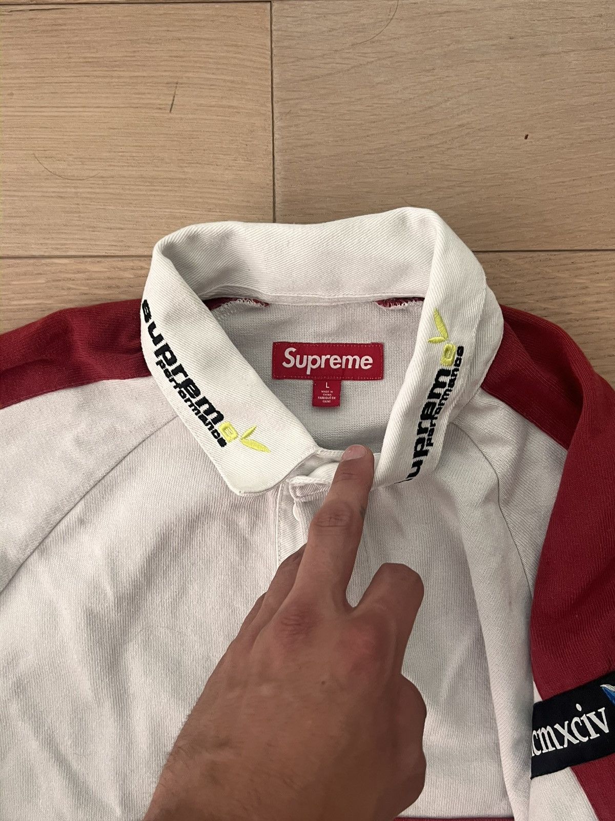 Supreme Supreme performance longsleeve polo Size US L / EU 52-54 / 3 - 4 Thumbnail