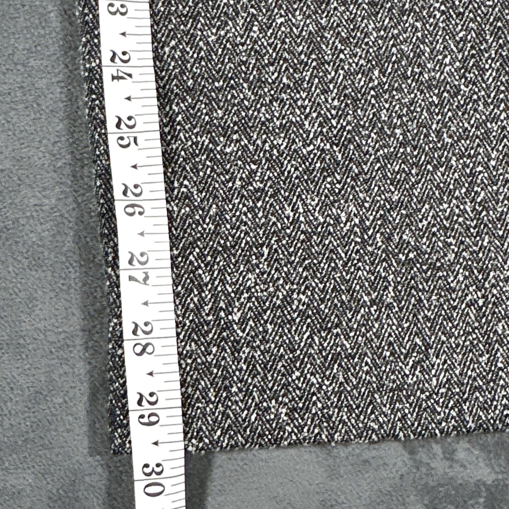 Free People Free People Pants Womens 10 Gray Herringbone Tweed Wide-Leg Dress Trousers with Pockets Size 32" / US 10 / IT 46 - 5 Thumbnail
